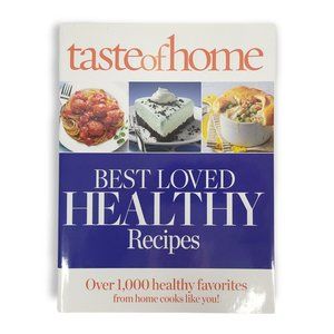 Readers Digest Taste Of Home Best Loved Healthy Recipes Hardcover Cookbook